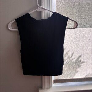 Zara black sleeveless top